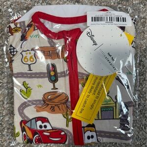 NWT Little Sleepies Disney Cars Zippy 3-6m